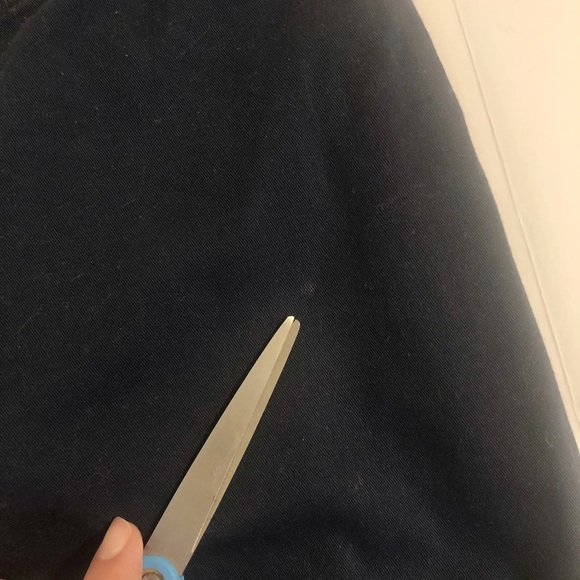 90’s Kiko-mo size 11/12 100% cotton light denim long column navy maxi skirt - Picture 10 of 12